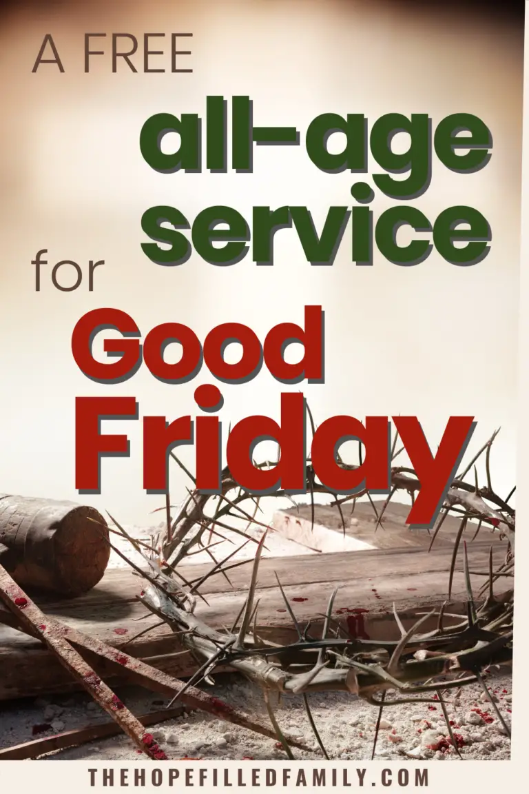 A FREE ALLAGE SERVICE FOR GOOD FRIDAY The HopeFilled Family