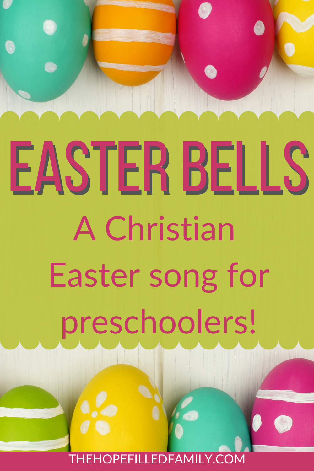 A Christian Easter song for preschoolers, Easter Bells.