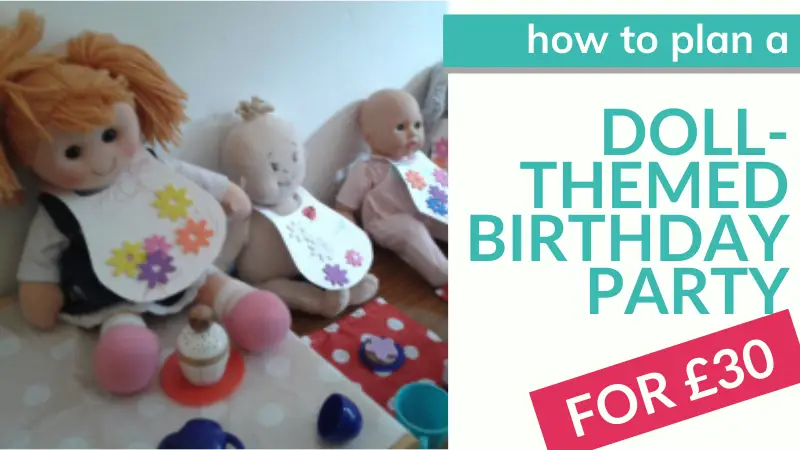 How to plan a dollies' tea party 2nd birthday party on a really small budget!