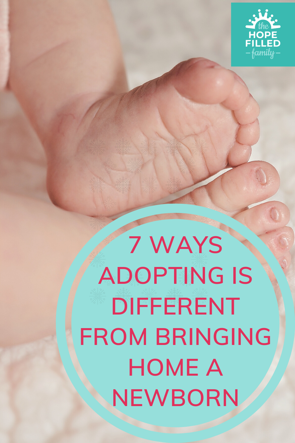 The difference between adopting and having a biological baby.