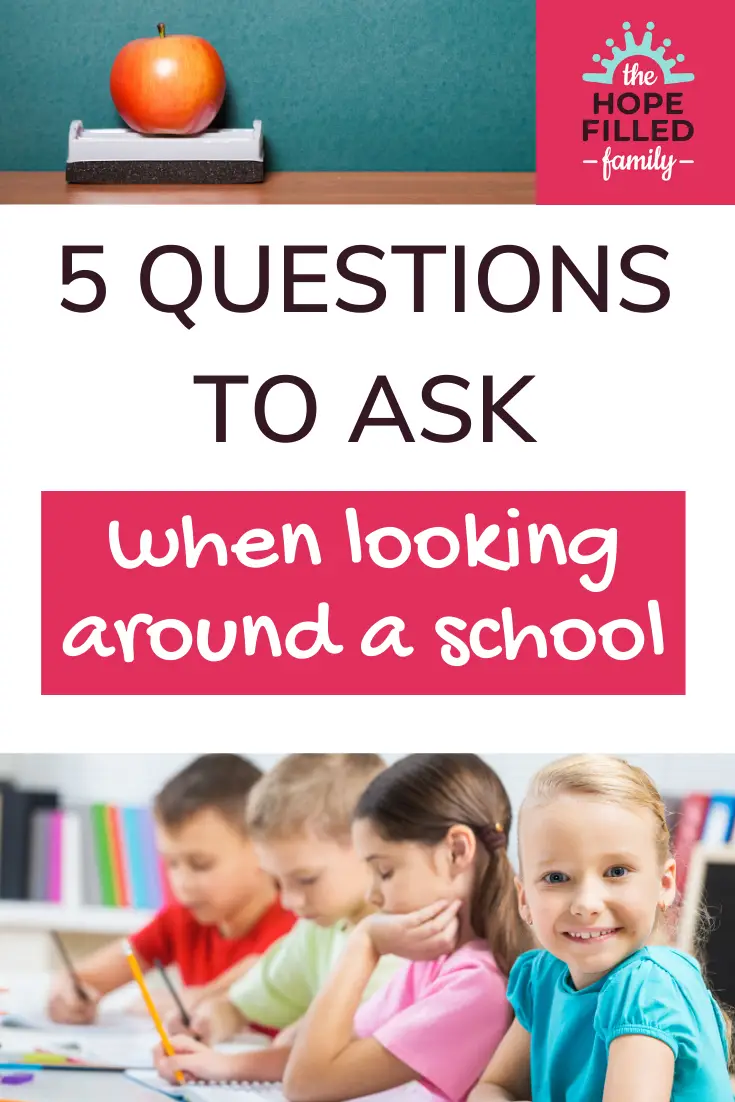 Wondering what to ask on a school visit? These Top 5 Questions for visiting a primary school will help you cut through the crap and get to the core of what it's about! With FREE PRINTABLE to help you choose.