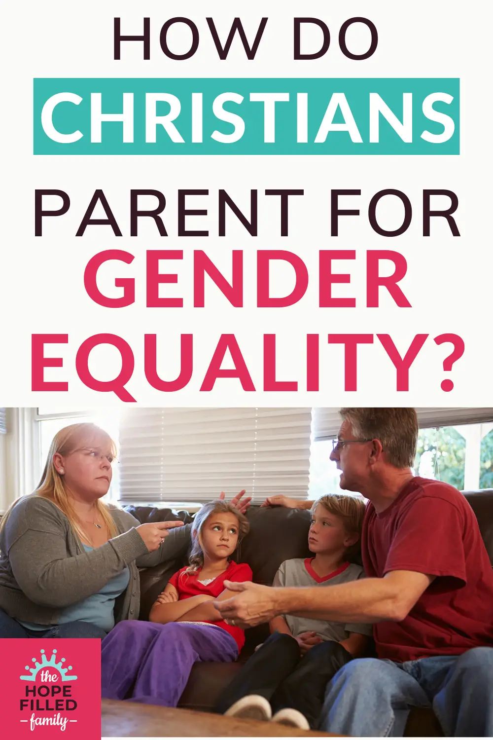 How do Christians parent for gender equality?