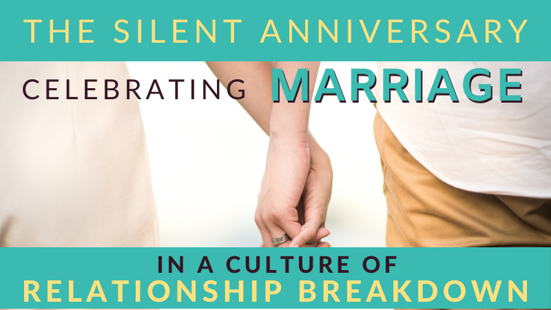 Is it right to celebrate a wedding anniversary when all around are breaking up?