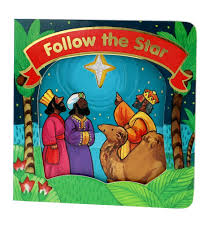 advent basket, follow the star board book