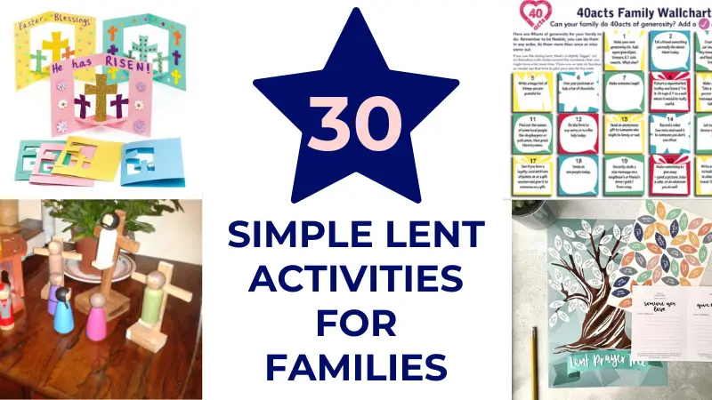 Creative Lent ideas for families.