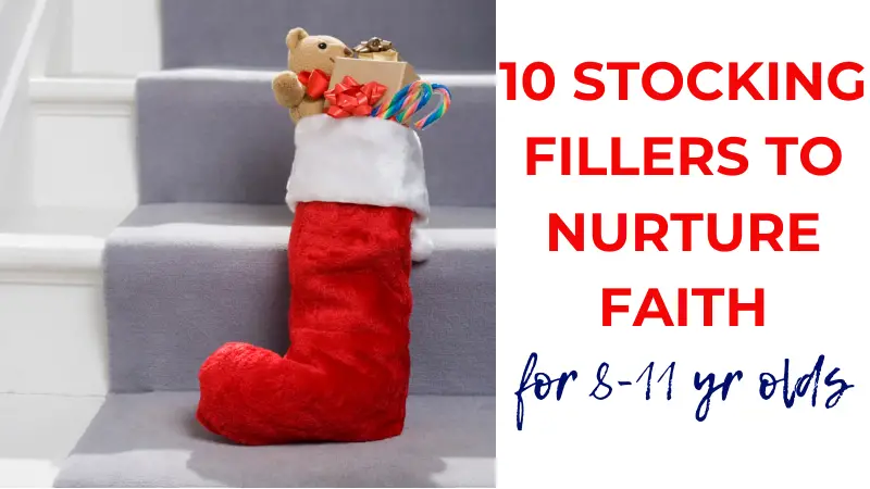Faith-building stocking stuffers for your 8s-11s this Christmas! Fill their stocking with items to encourage and challenge them as they grow as Christians.