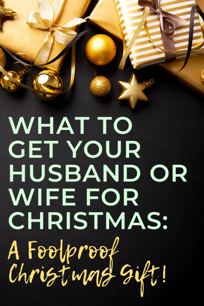 What should I get my husband or wife for Christmas? This thoughtful Christmas gift will solve your dilemma of what to get your husband or wife. And it will strengthen your marriage too!
