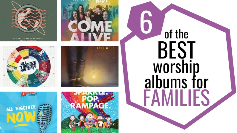 These family worship songs are great for kids and adults alike, containing upbeat family songs to get your family uniting in faith as you listen and sing along.