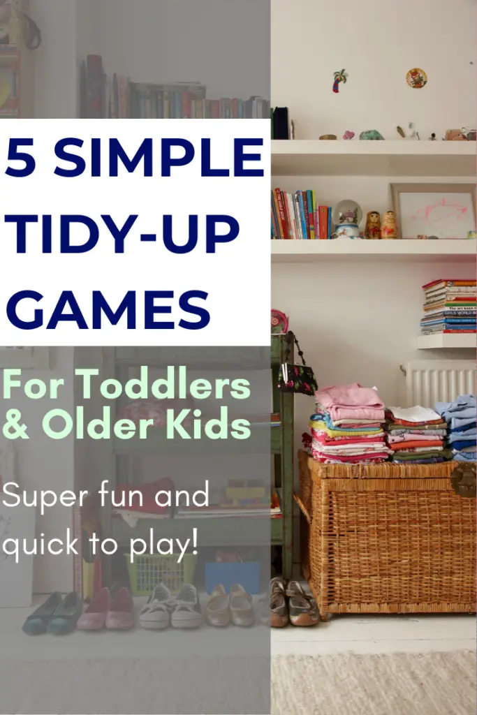 Make clean-up FUN! These tried-and-tested tidy-up games teach kids how to get things looking nice, as well as saving you stacks of time clearing up after them! #parenting #tidyup #cleanup #games #lifeskills