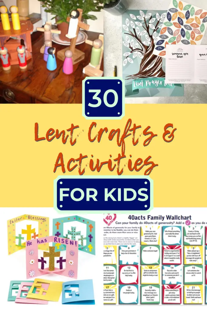 A jam-packed post of 30 creative Lenten crafts and other activities for kids. Whether Catholic, Lutheran or Protestant, you will find something here to help your child grasp the meaning of Lent.