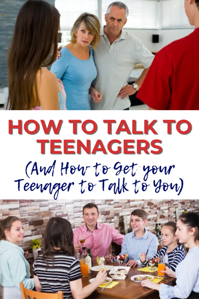 How to talk to teenagers (and how to get your teenager to talk to you) - advice from an experienced mom/mum of teens.