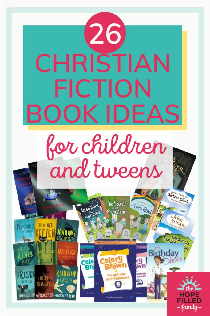 A guide to the best Christian fiction book ideas for children and tweens, with ideas for 5-7, 8-10 and 10-12 year olds. For children's books with Christian values, look no further!
