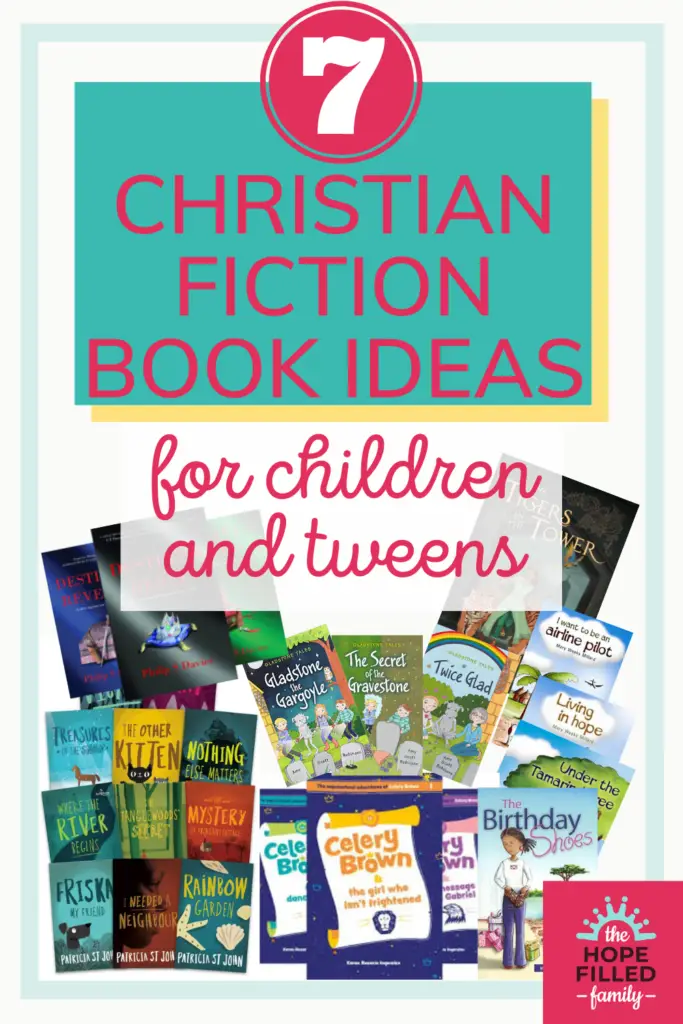 A guide to the best Christian fiction book ideas for children and tweens, with ideas for 5-7, 8-10 and 10-12 year olds. For children's books with Christian values, look no further!