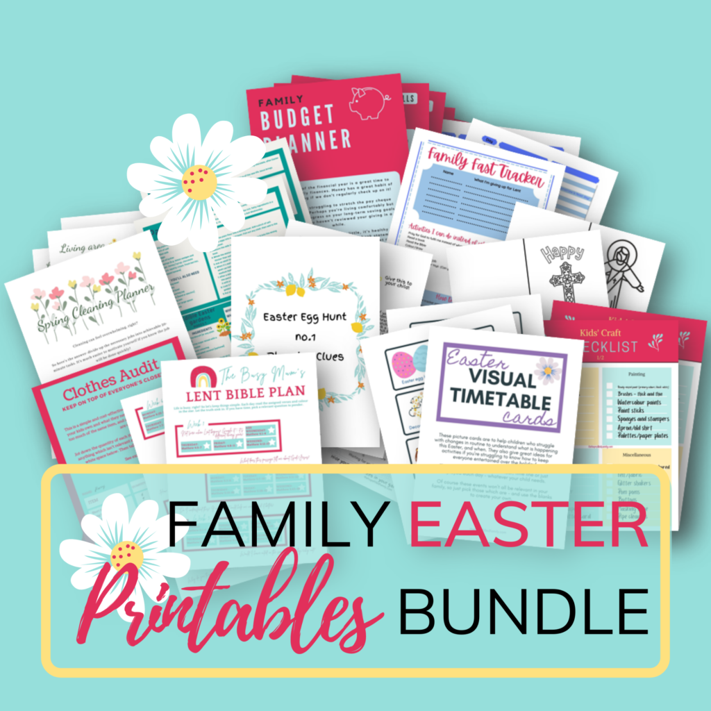 Family Lent printables bundle, Easter activities for kids, Easter activities for families, Lent activities for families, Lent for kids.