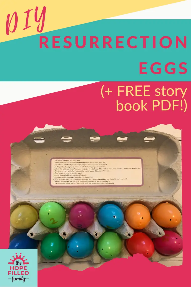 DIY Resurrection Eggs (with free Story Book PDF!) The HopeFilled Family