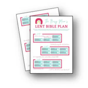 lent devotions for families, what can families do for lent, what do you teach kids during lent, busy mum's lent bible plan